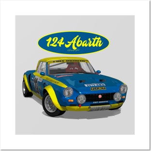 Abarth 124 23 Posters and Art